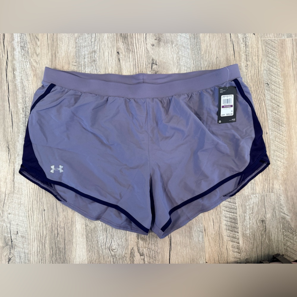 NWT! Under Armour Black and Purple Shorts